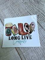 Long live Cowgirls Clear Cast