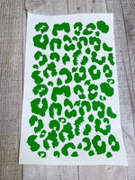 Cheetah Green Small Clear Cast