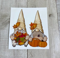 Fall Gnomes White Cast