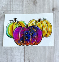 Colorful Pumpkin White Cast