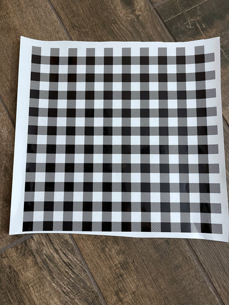 Black Plaid White Cast