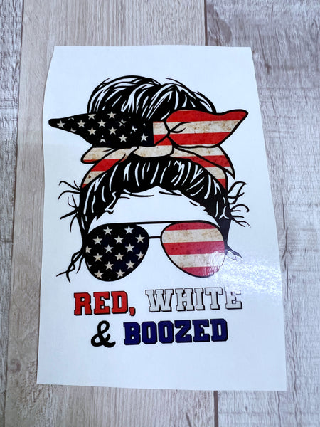 Red, white and boozed Clear Cast