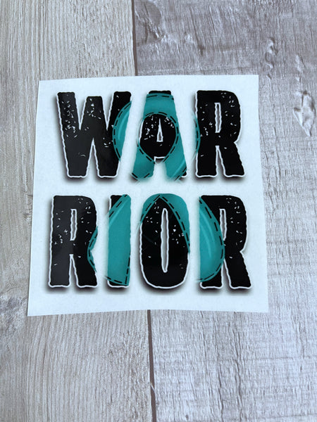 Warrior Teal Clear Cast