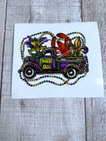 Mardi Gras Truck Clear Cast