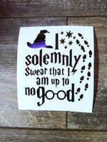 I solemnly swear Clear Cast