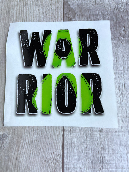 Warrior Lime Green Clear Cast