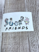 Blue Friends Clear Cast