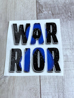 Warrior royal blue Clear Cast