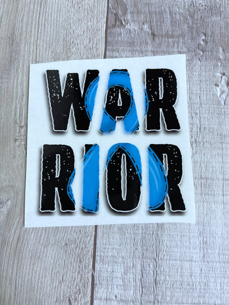 Warrior light blue Clear Cast