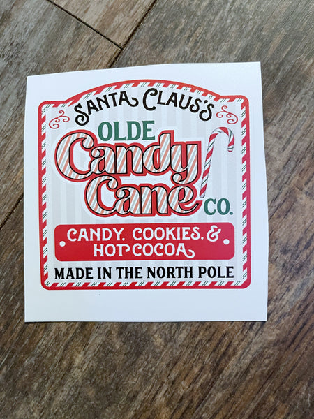 Santa Claus Candy Cane White Cast