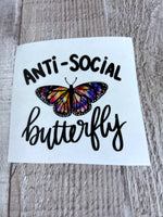 Anti social Butterfly Clear Cast