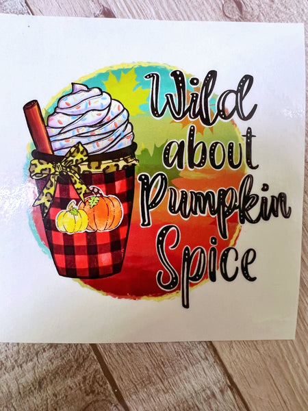 Wild about pumpkin spice Clear Cast