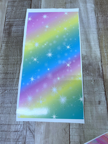 Rainbow diagonal 6x12 White Cast