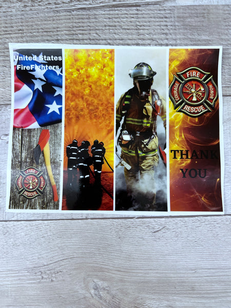 Firefighter Pen Wrap Set