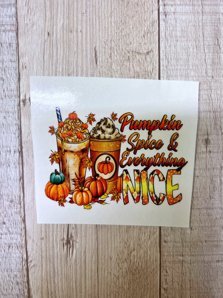 Pumpkin spice and everything Clear Cast