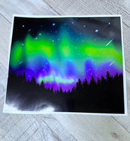 Shooting stars northern lights 20 oz Wrap Clear Cast