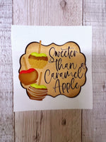 Sweeter than Carmel Apple Clear Cast