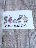 Pink Friends Clear Cast