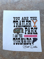 Trailer park / Tornado Clear Cast