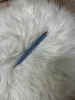 Light Blue/Silver Glitter Pen Blanks/ Epoxy Pens