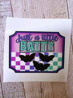 Just a little batty Clear Cast