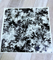 Black Marble 12x12 White Cast