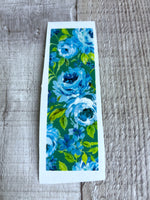 Blue Floral Clear Cast