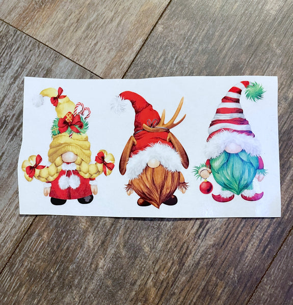 Individual Grinch set of Gnomes Clear Cast