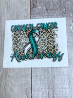 Cervical Cancer Cheetah Clear Cast