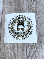 Cheetah #Momlife Clear Cast