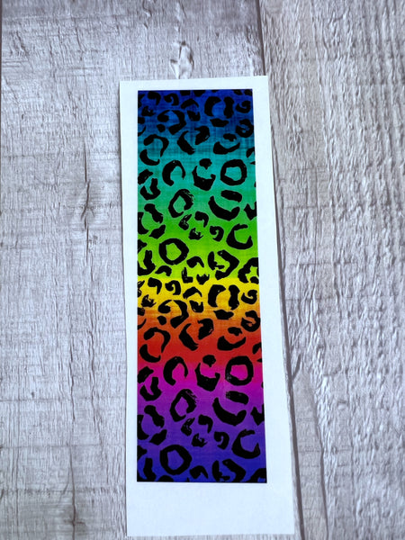 Rainbow Cheetah Clear Cast