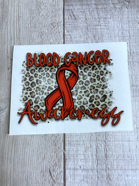 Blood Cancer Cheetah Clear Cast