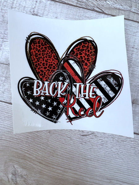 Back the red hearts