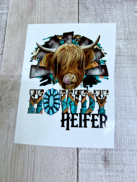 Howdy Heifer Clear Cast