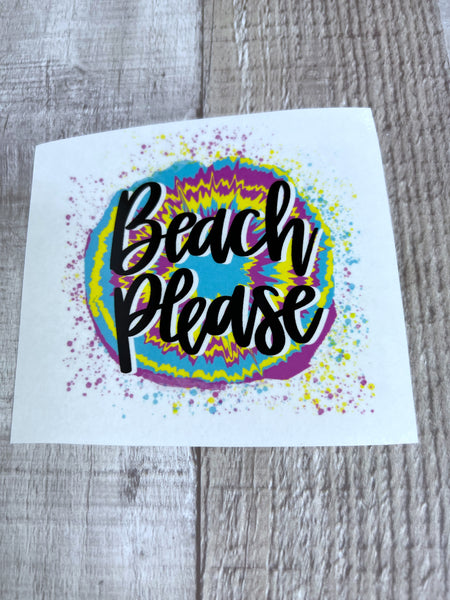 Beach Please Clear Cast