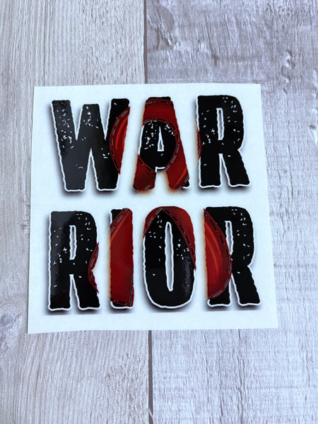 Warrior maroon Clear Cast