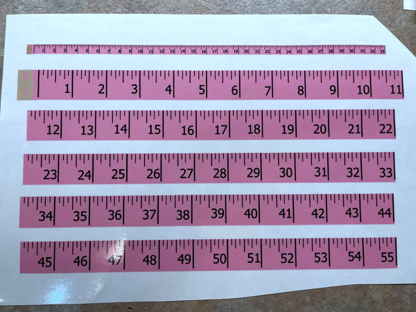 Measure Tape Wrap Clear Cast