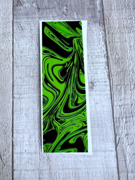 Lime and black Marble Clear Cast