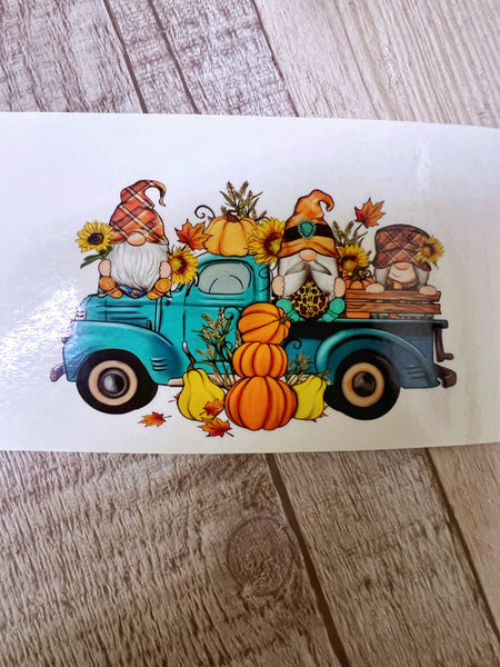 Gnome teal truck  Clear Cast