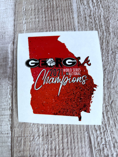 Georgia Winner Clear Cast